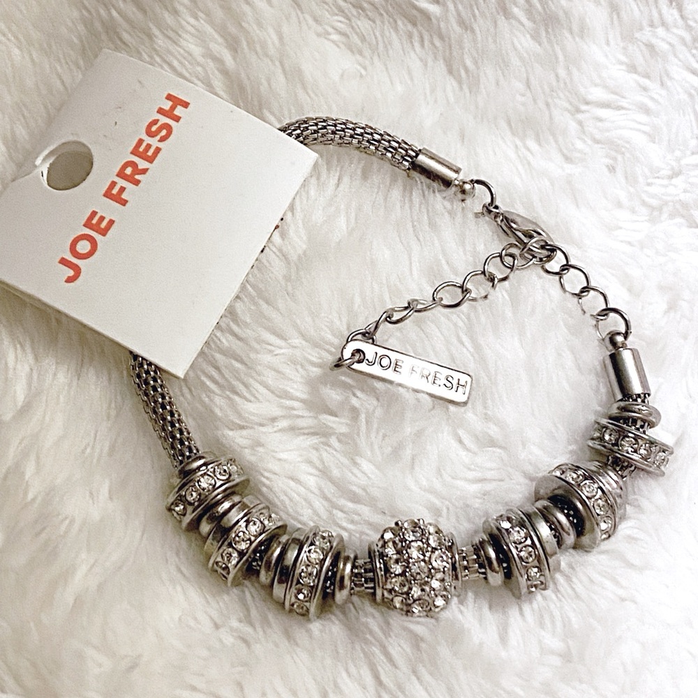 🆕 Pandora style rhinestone Flexible bracelet